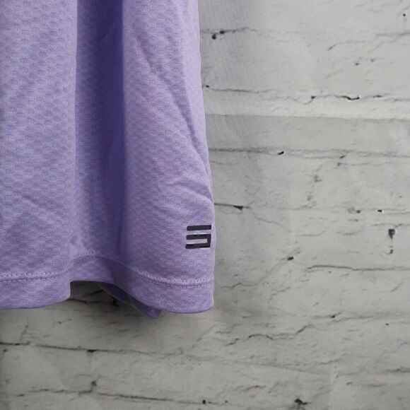 THREE SIXTY SIX PURPLE SLEEVELESS V NECK GOLF ATHLETIC SHIRT SIZE 2XL - Picture 4 of 6